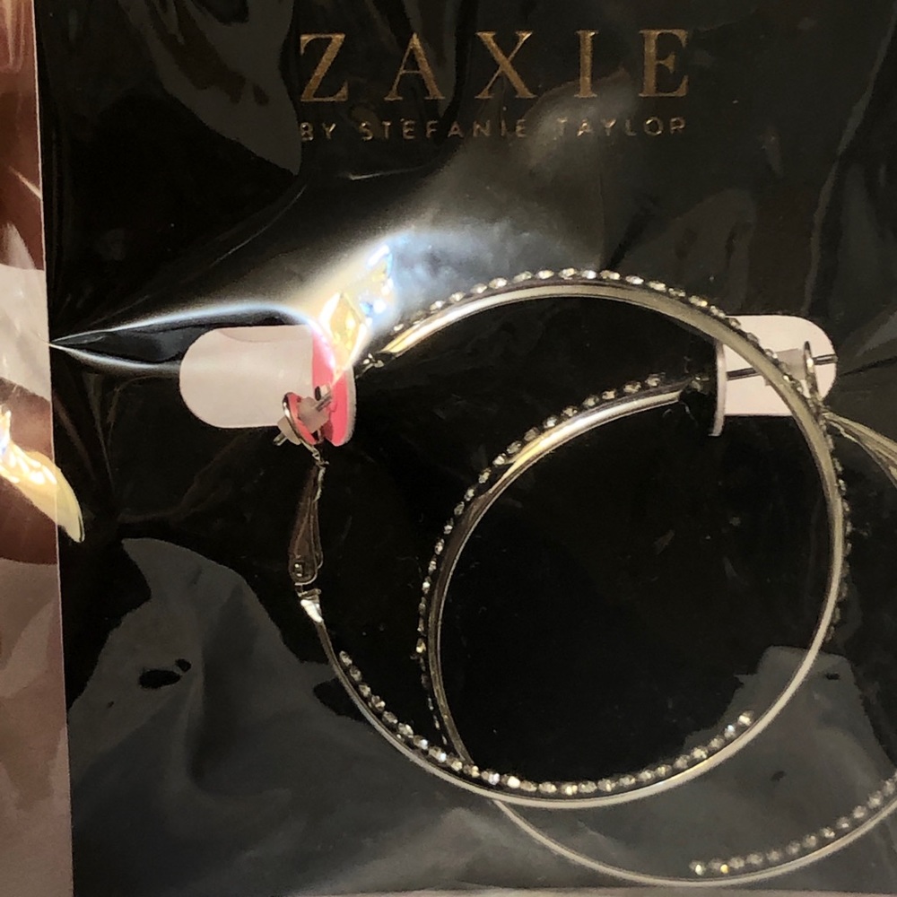 Play it By Ear hoops by Zaxie! NWT and never worn! - Picture 2 of 6